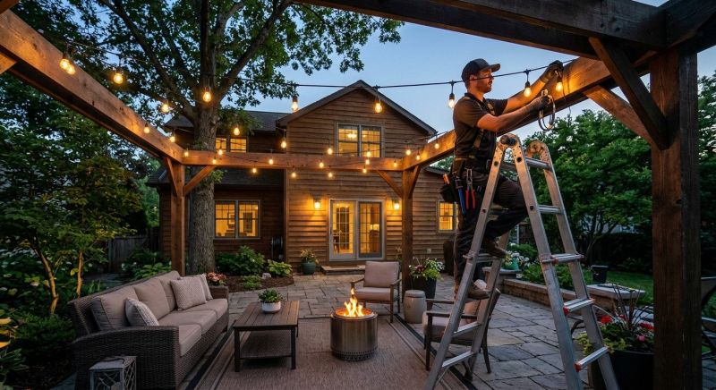 Deck Lights Installation in Alpharetta, GA