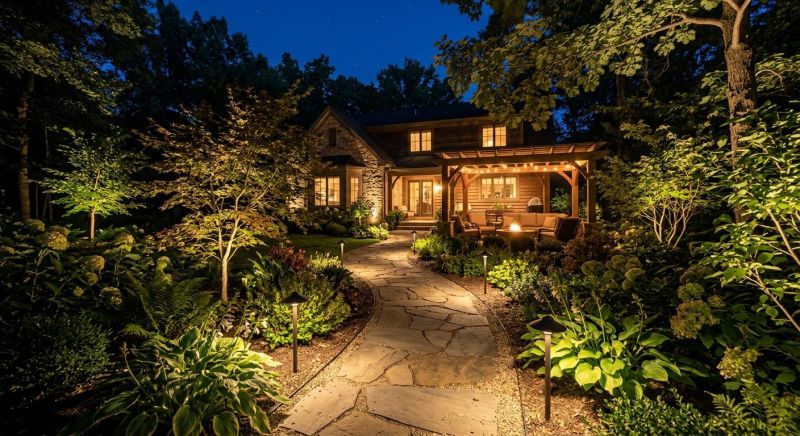 Garden Lighting Installation in Kansas City, MO