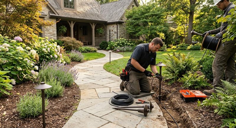 Landscape Lighting Repair in Denver, CO