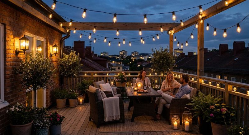 Patio Lights Installation in Denver County, CO
